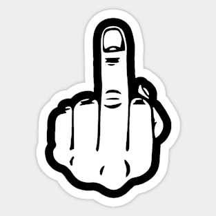 MIDDLE FINGER Sticker